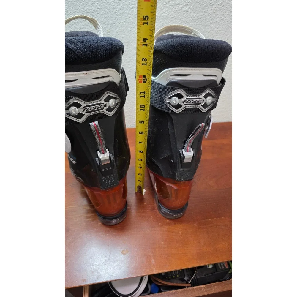 Tecnica Cochise 100 Ski Boots Mens 29.5 Orange Black IFS Ultra Fit Freeride
